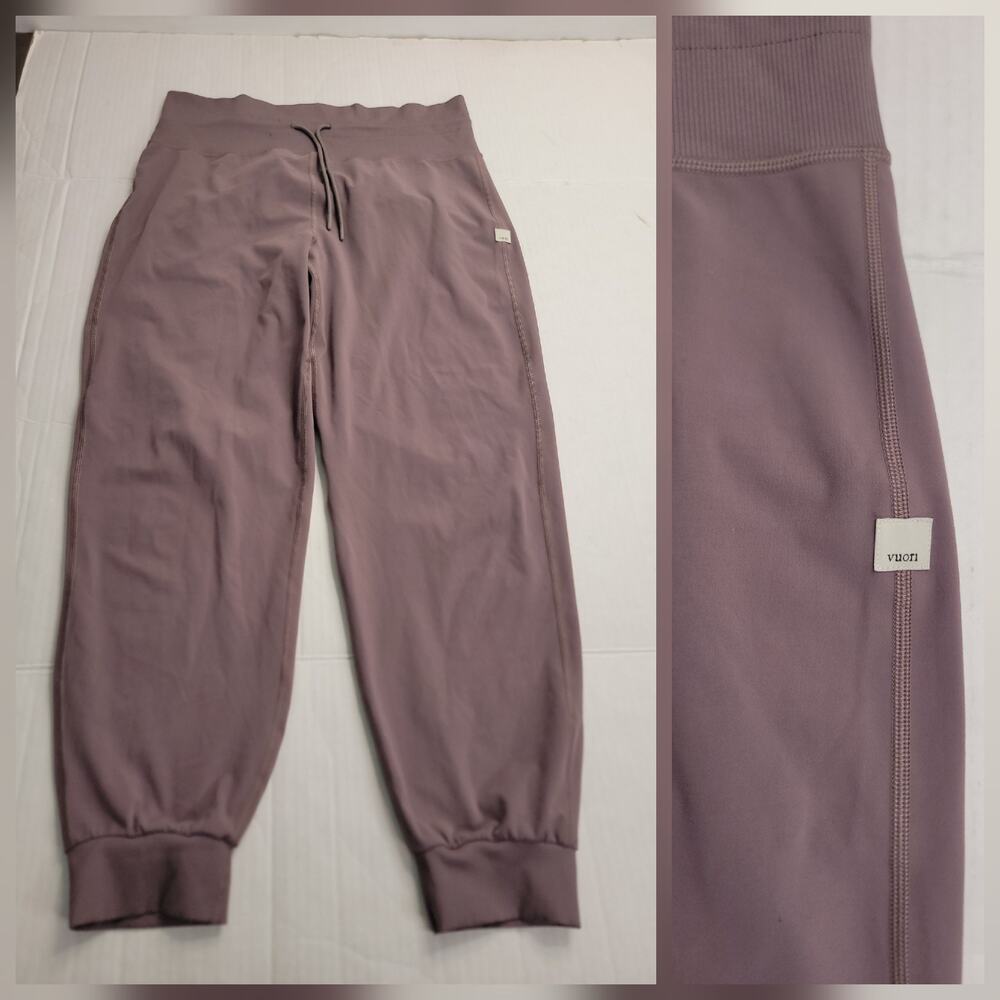 VUORI Drawstring Waist DAILY JOGGERS Womens SZ XL Brown Purple VW418